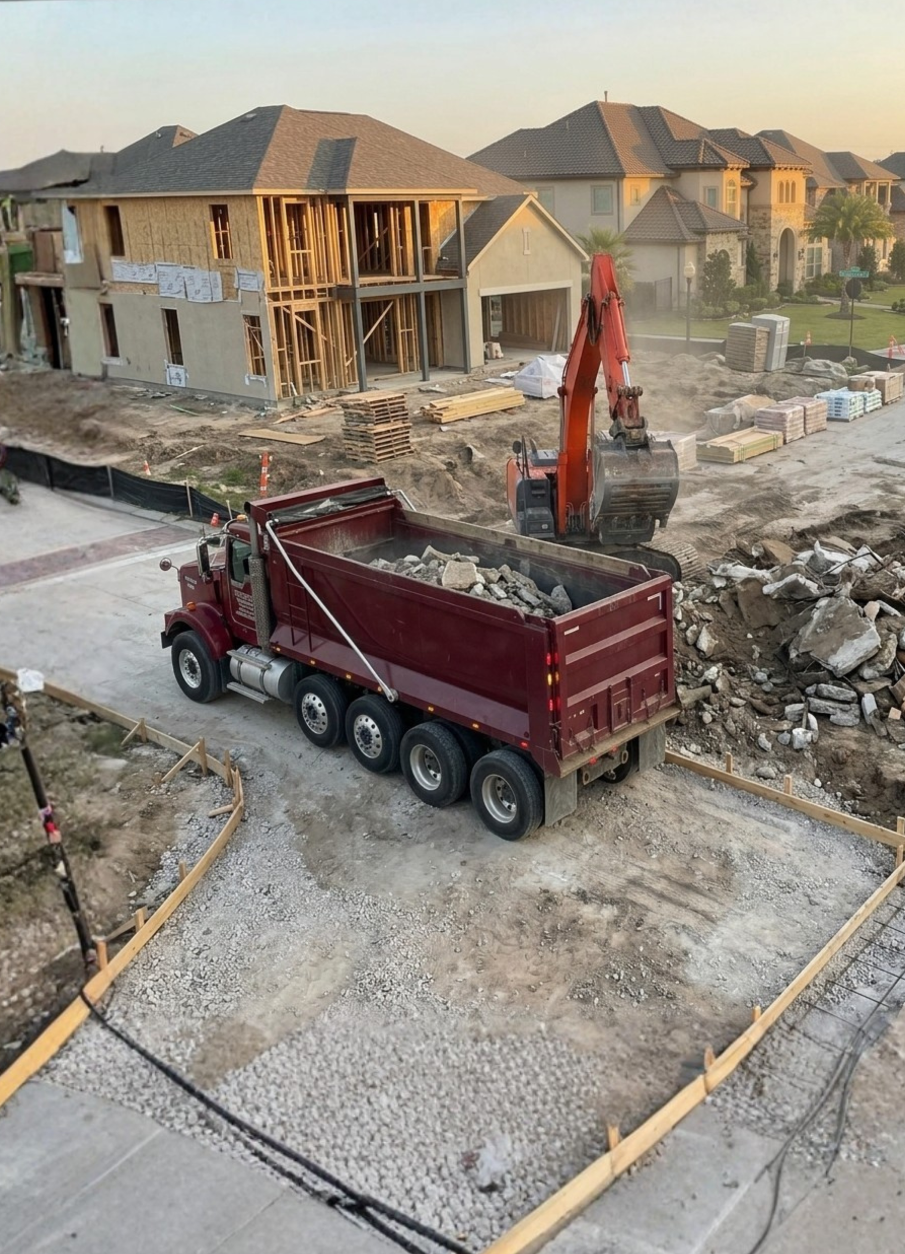 Darcey Trucking construction debris removal scaled